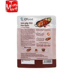 Sốt ướp thịt Hàn Quốc vị truyền thống O'Food (80g)