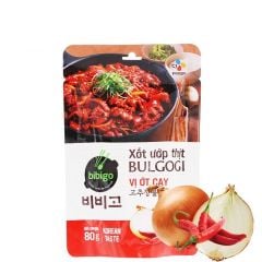 Xốt ướp thịt Bulgogi vị ớt cay Bibigo (80g)