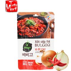 Xốt ướp thịt Bulgogi vị ớt cay Bibigo (80g)