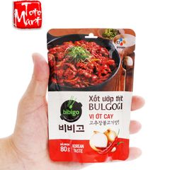 Xốt ướp thịt Bulgogi vị ớt cay Bibigo (80g)