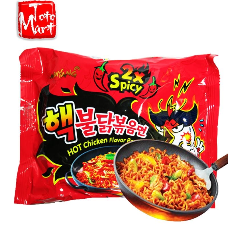 Mì cay khô siêu cay 2x Samyang (140g)