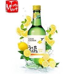 Rượu soju Chum Churum - vị chanh (360ml)