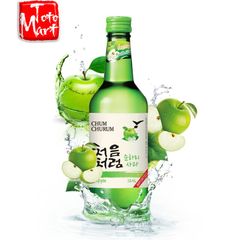 Rượu soju Chum Churum - vị táo (360ml)