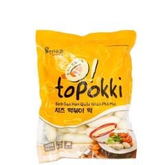 Bánh gạo tokbokki nhân phô mai (500g)