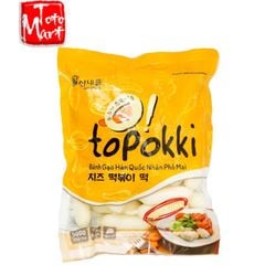 Bánh gạo tokbokki nhân phô mai (500g)