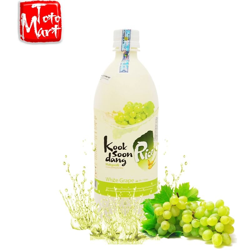 Rượu gạo Makgeolli Koolsoondang - vị nho (750ml)