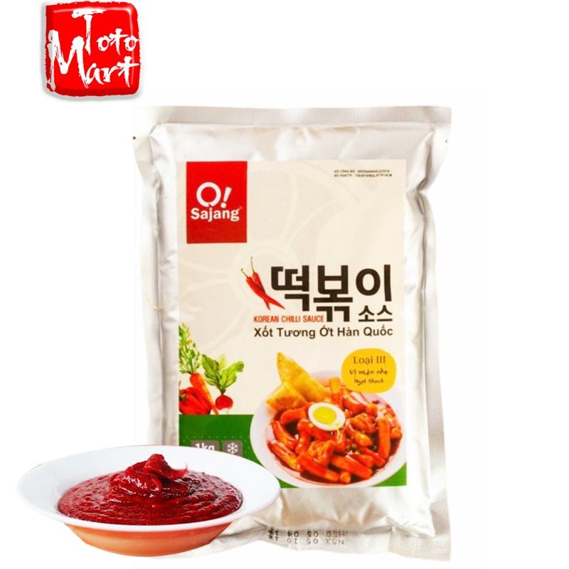 Sốt cay O - Sajang loại 3 (1kg)