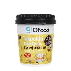 Tokpokki trọn vị phô mai không cay O'Food (105g)