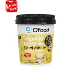 Tokpokki trọn vị phô mai không cay O'Food (105g)