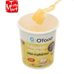 Tokpokki trọn vị phô mai không cay O'Food (105g)