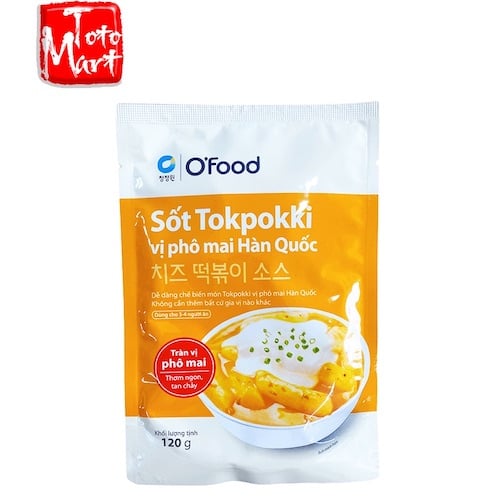 Sốt tokpokki vị phô mai O'food (120g)