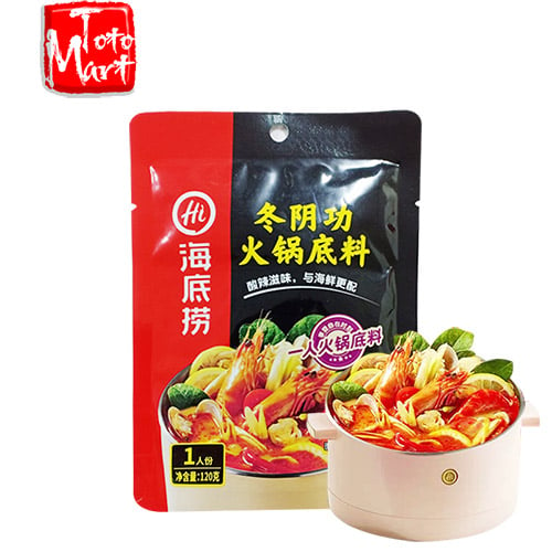 Gia vị lẩu Haidilao vị lẩu Thái tomyum (120g)