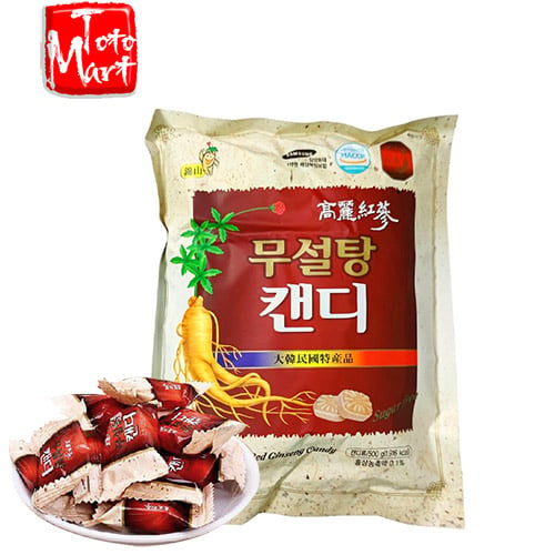 Kẹo sâm không đường Hàn Quốc (500g)