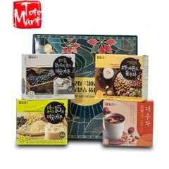 Bộ quà tặng 4 loại ngũ cốc và trà Damtuh Gift Set Hàn Quốc