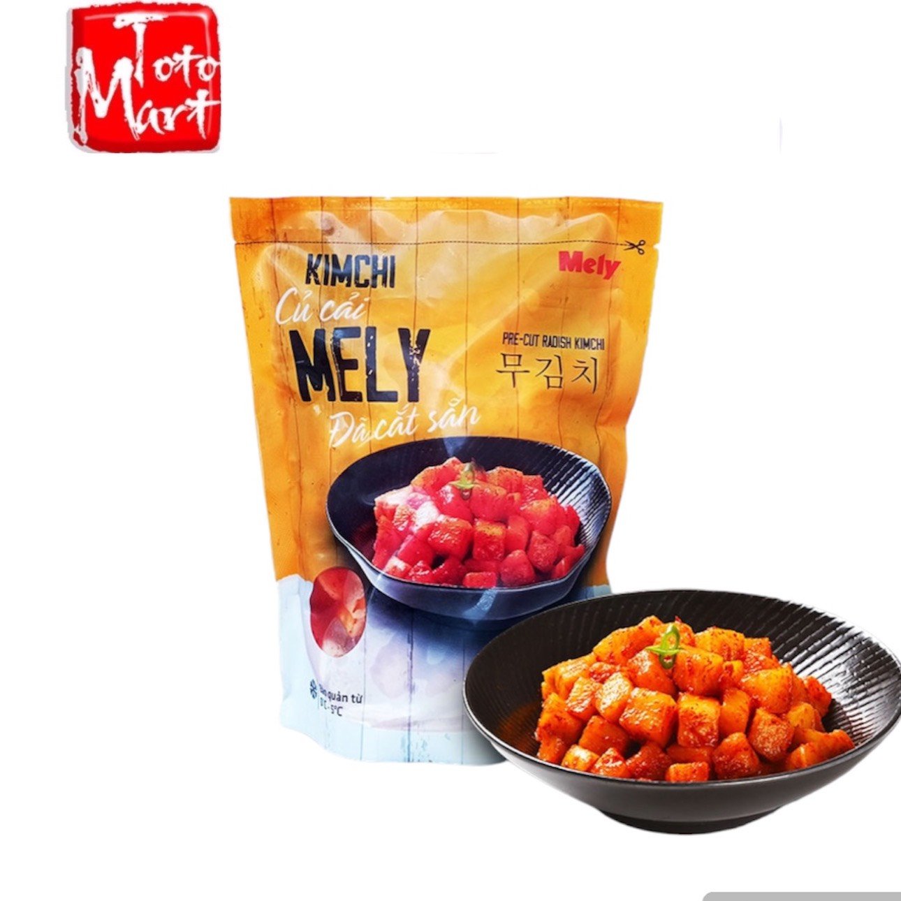 Kim chi củ cải Hàn Quốc (500g)