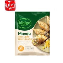 Bánh xếp Mandu nhân thịt và bắp Bibigo (350g)