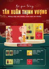 Set quà Tết sâm 4 món Tân Xuân Thịnh Vượng