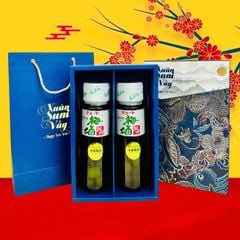 Set quà 2 chai Rượu mơ xanh Choya