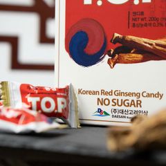 Kẹo hồng sâm không đường T.O.P Daesan Hàn Quốc (hộp 200g)