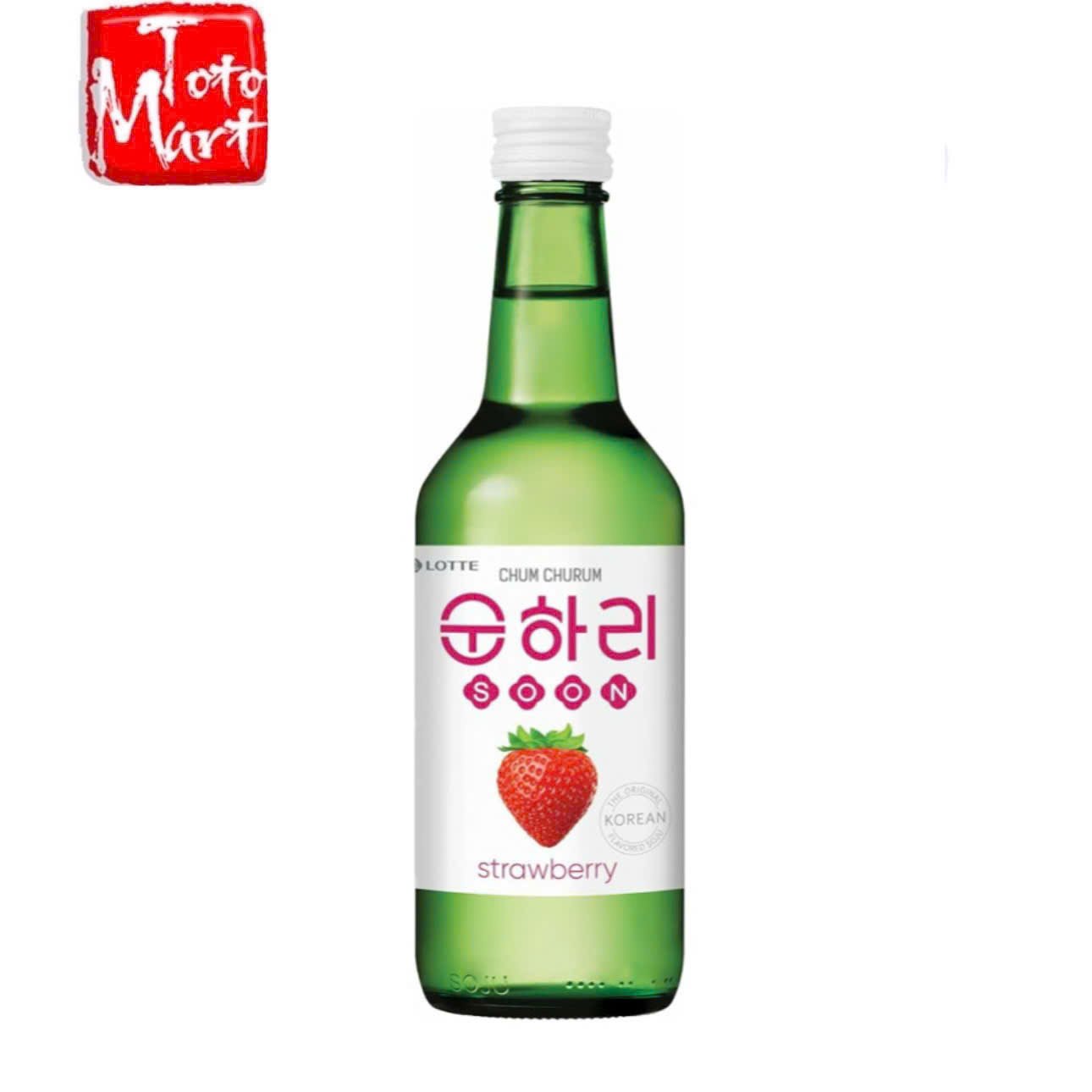 Rượu soju Chum Churum - vị dâu (360ml)