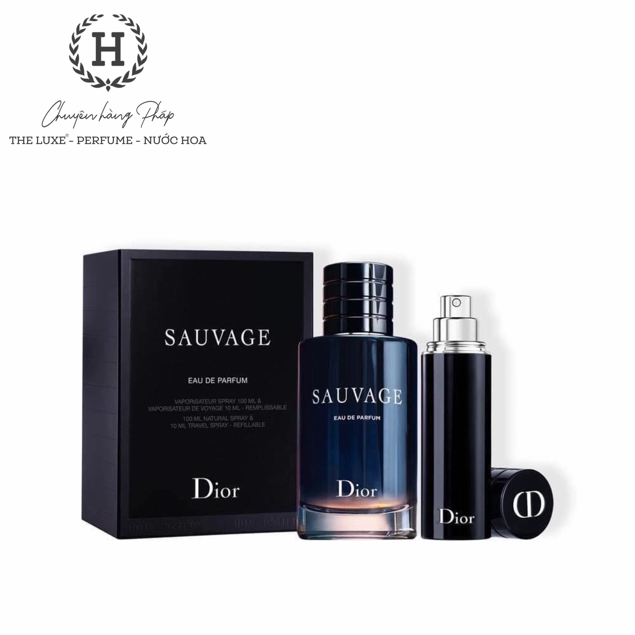 Gift Set Nước Hoa Dior Sauvage 100ml 10ml THE LUXE PERFUME NƯỚC HOA #15 Gift Set Nước Hoa Dior Sauvage 100ml 10ml THE LUXE PERFUME NƯỚC HOA