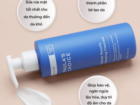 Sữa Rửa Mặt Dưỡng Ẩm Tối Ưu Paula's Choice Resist Optimal Results Hydrating Cleanser