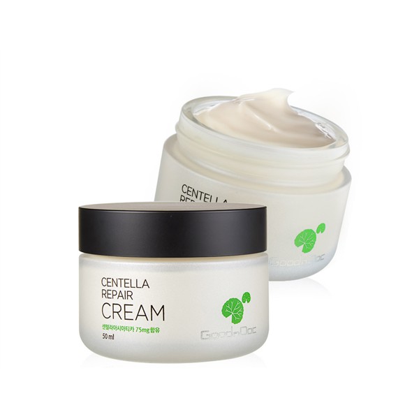 Kem Dưỡng trắng da Rau Má GoodnDoc Centella Repair Cream 50ml