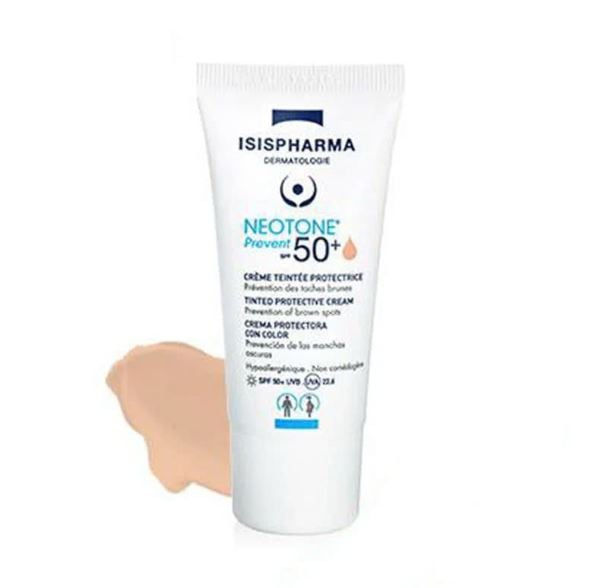 Isis Pharma Neotone Prevent Spf 50+ (Kem chống nắng che phủ khuyết điểm)