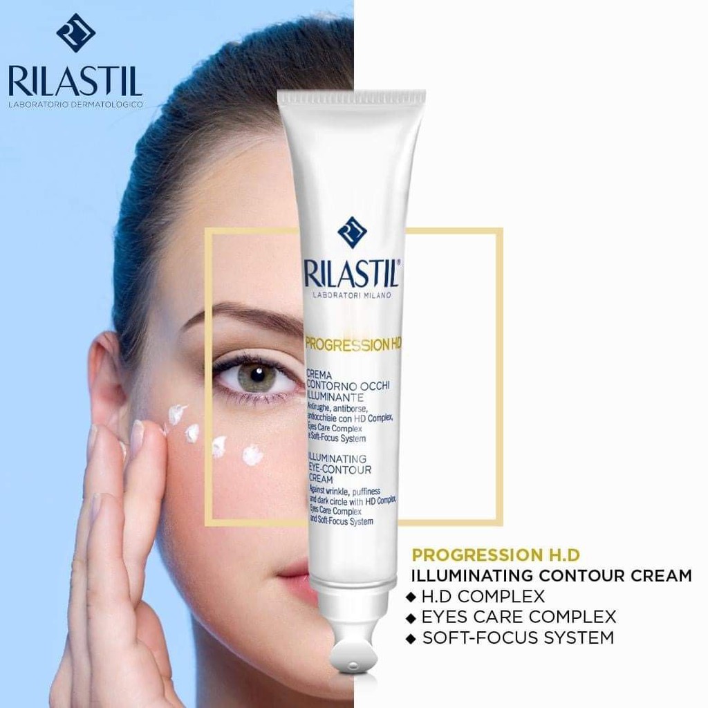 Kem Dưỡng Chống Nhăn Vùng Da Mắt Rilastil Progression Hd Illuminating Eye Contour Cream 15ml