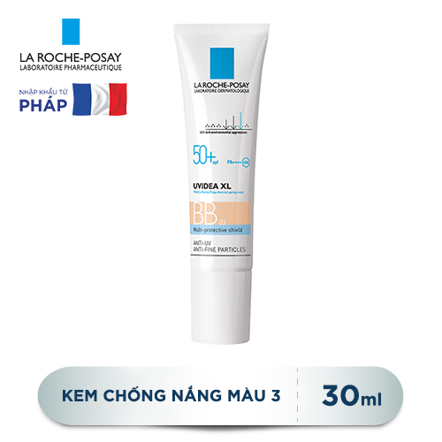 Kem Chống nắng La Roche-Posay Uvidea XL BB 03 Cream SPF50+ PA++++ 03 30ml