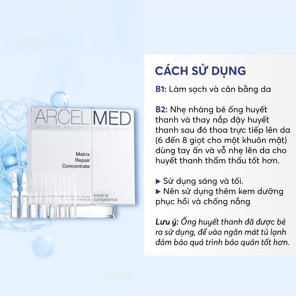 J47 - Matrix Repair Concentrate - Huyết thanh phục hồi da yếu hoặc bị tổn thương