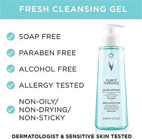 GEL RỬA MẶT VICHY LÀM SẠCH SÂU PURETE THERMALE FRESH CLEANSING