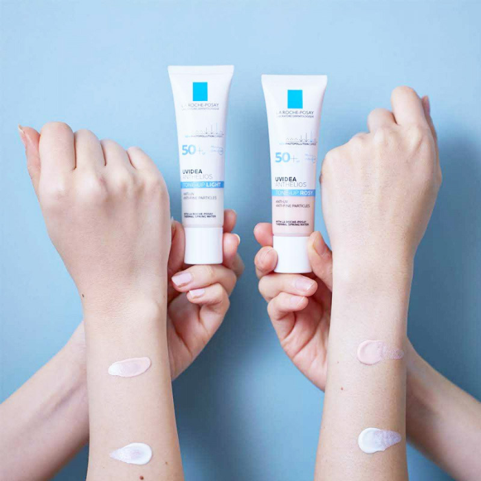 Kem chống nắng nâng tone La Roche-Posay UVIDEA Anthelios Tone-Up Rosy SPF50+