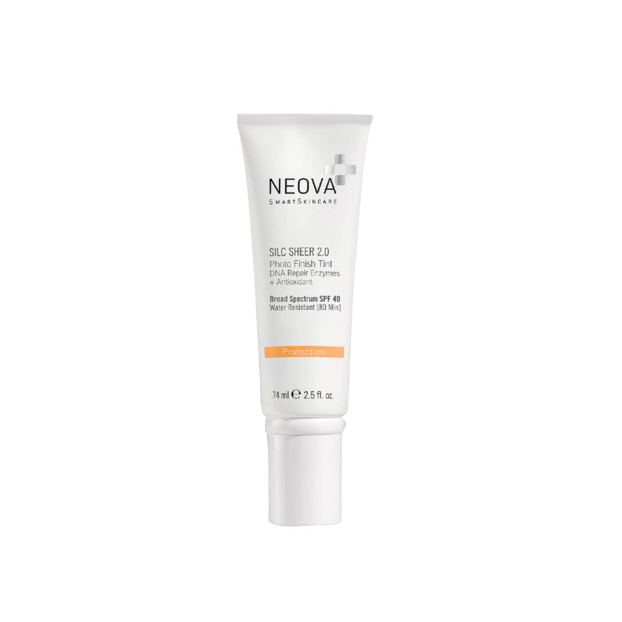 Neova Silc Sheer 2.0 SPF40 74ml – Kem nền chống nắng bảo vệ tia UVA/UVB, ngăn chặn ung thư (Tuýp)
