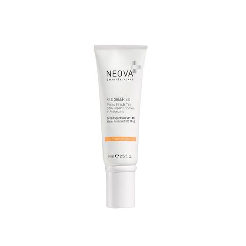 Neova Silc Sheer 2.0 SPF40 74ml – Kem nền chống nắng bảo vệ tia UVA/UVB, ngăn chặn ung thư (Tuýp)
