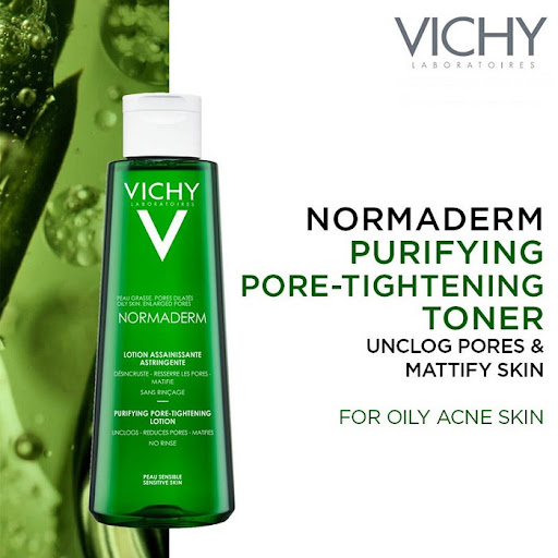 Nước Cân Bằng Kiểm Soát Dầu Vichy Normaderm Purifying Pore - Tightening Lotion
