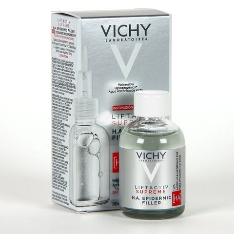 Tinh Chất H.A Hỗ Trợ Giảm Nếp Nhăn, Giúp Da Trông Căng Bóng Và Tăng Cường Độ Ẩm Cho Da Vichy LiftActiv Suppreme H.A Epidermic Filler