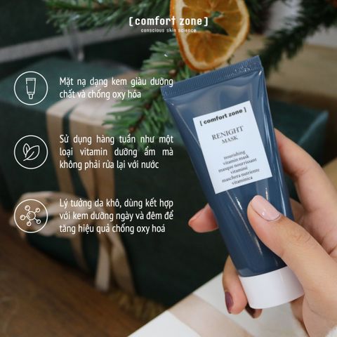 RENIGHT MASK - Mặt nạ ngủ dưỡng ẩm sâu, giàu vitamin, phục hồi da