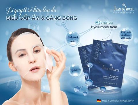 J165 - Intensive Hyaluron Sheet Mask - Mặt nạ lụa Hyaluron cấp ẩm và làm mát da