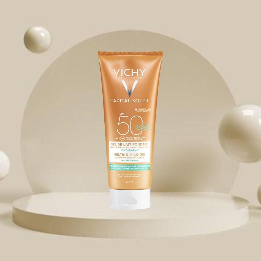 Kem chống nắng toàn thân Vichy Capital Soleil Body Melting Milk Gel SPF 50