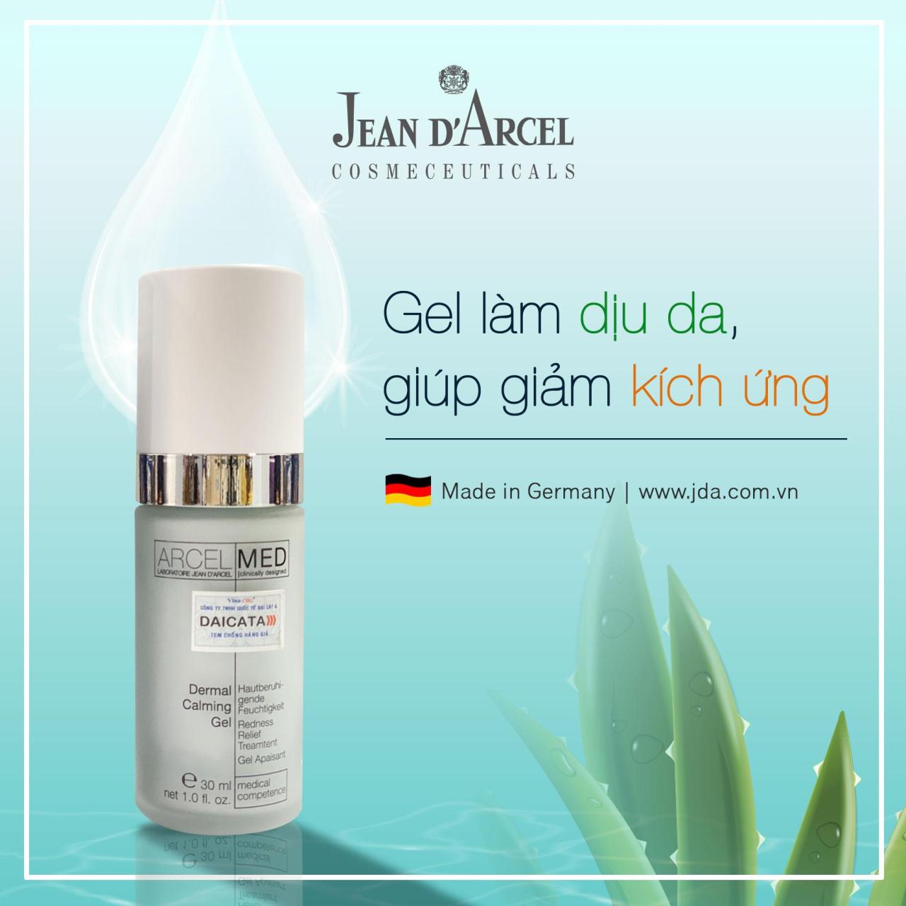 J101 - Dermal Calming Gel - Gel làm dịu da, giúp giảm kích ứng