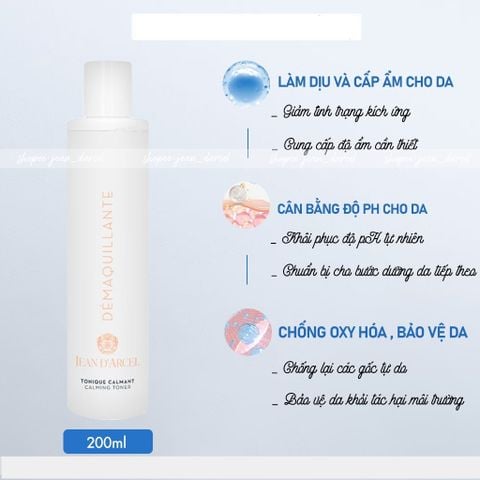 J219 - Calming Toner 500ml – Nước cân bằng dịu nhẹ cho da khô, nhạy cảm