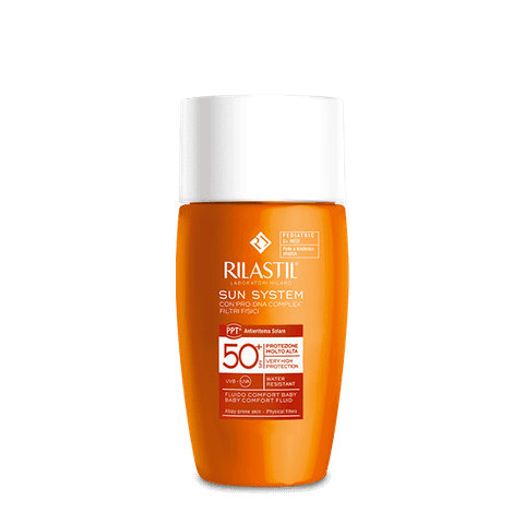 Tinh Chất Chống Nắng Vùng Da Mặt Rilastil Sun System Ppt Water Touch Fluid Reduced Eye Stinging Spf 50+ 50Ml