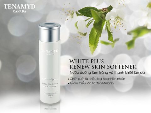 Nước dưỡng trắng, làm mềm da Tenamyd White Plus Renew Skin Softener
