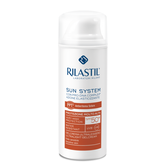Tinh Chất Chống Nắng Vùng Da Mặt Rilastil Sun System Ppt Ultra Light Gelcream Spf 50+ 50Ml