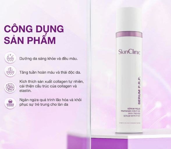 Skin clinic Serum P.R.P - Serum Dưỡng Sáng, Trẻ Hóa Toàn Diện