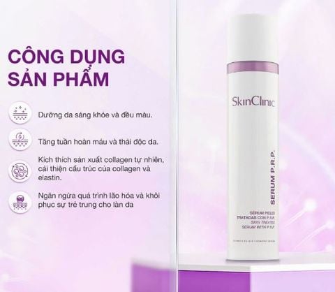 Skin clinic Serum P.R.P - Serum Dưỡng Sáng, Trẻ Hóa Toàn Diện