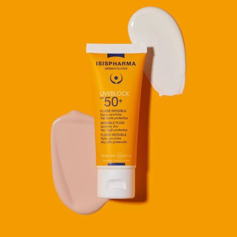 IsisPharma Uveblock SPF50 Invisible Fluid (Kem Chống Nắng Không Màu Dành Cho Da Khô Nhạy Cảm)