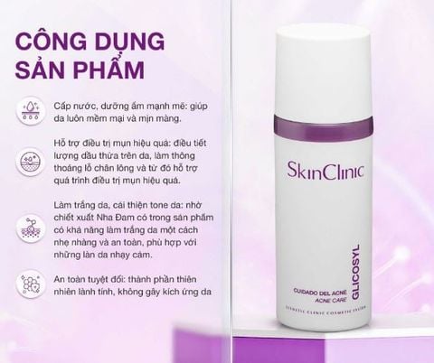 Skin clinic Glicosyl - Gel Điều Trị Mụn