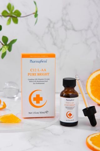 Pharmaform C12 L-AA PURE BRIGHT SERUM - Serum chống oxy hóa, dưỡng trắng da